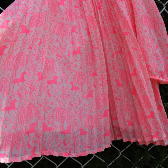 🌏 Gap | Sarah Jessica Parker Pleated Dress 2T - Picture 4 of 10